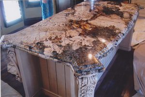 custom stone countertop installation