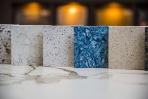 cleaning organizing quartz countertops